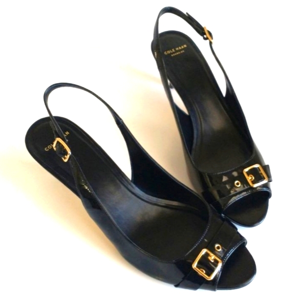 COLE HAAN Wilma Slingback Pump Heels - Picture 2 of 13